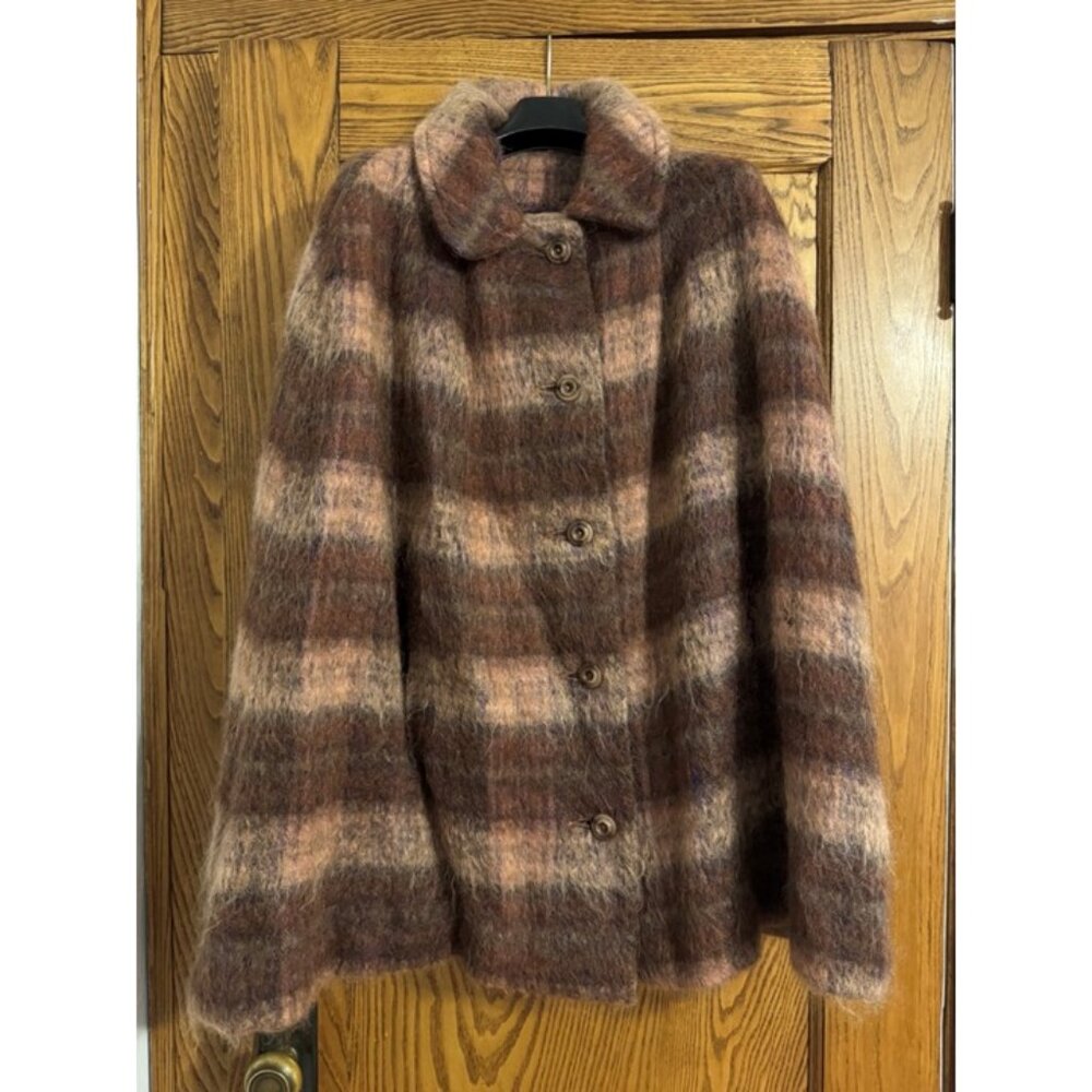 Vintage Plaid Cape